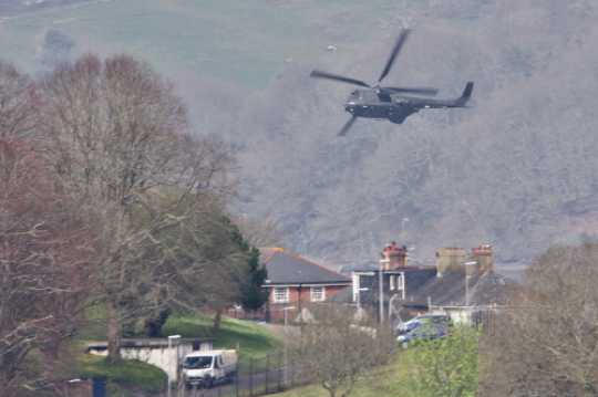 01 April 2021 - 13-16-30
Poipping in from RAF Benson, this Puma helicopter executed an unusual circle over the end of Old Mill Creek and Noss before aiming down river.
----------------
RAF Puma helicopter XW204